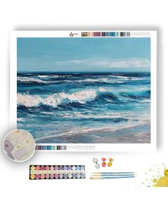 WIND HORIZON BLUE - Paint by Numbers Full Kit