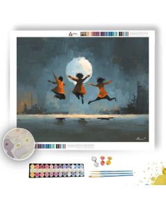 BOUNCE CHEER FUN - Paint by Numbers Full Kit