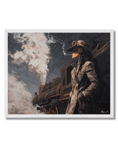 BRASS SMOKE - FRAMED