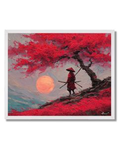 WIND CRIMSON - FRAMED