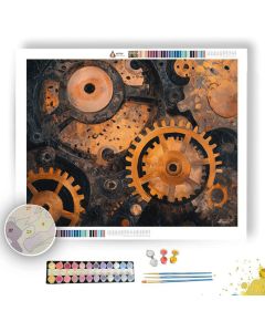 PRESSURE GEAR COPPER - Paint by Numbers Full Kit