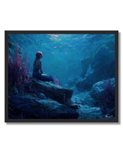 QUIET DRIFT GLOW - FRAMED