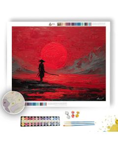 CRIMSON STILL - Paint by Numbers Full Kit