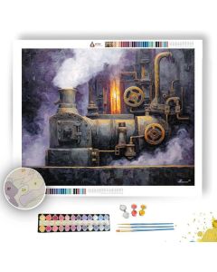 STEAM SMOKE IRON - Paint by Numbers Full Kit