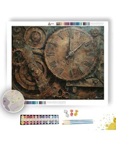 IRON CLOCK - Paint by Numbers Full Kit
