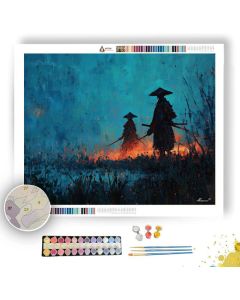 WIND NIGHT RESOLVE - Paint by Numbers Full Kit