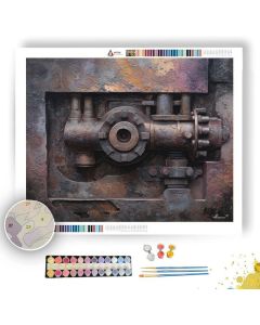 ENGINE IRON RIVET - Paint by Numbers Full Kit