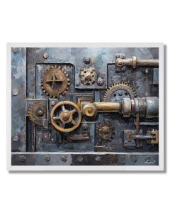 IRON RIVET VALVE - FRAMED