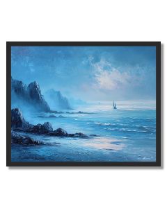 BLUE CALM - FRAMED