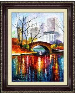 CENTRAL PARK BRIDGE - NEW YORK - FRAMED