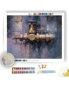 BRASS VALVE - Paint by Numbers Full Kit