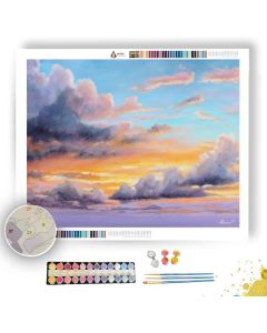 PASTEL SKY EVENING - Paint by Numbers Full Kit