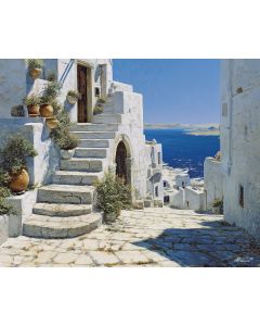 GREEK ISLAND STEPS