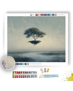 FLOATING TREE SILHOUETTE - Paint by Numbers Full Kit