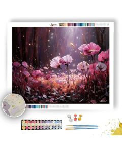 GLOWING PETAL FIELD - Paint by Numbers Full Kit