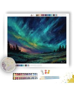 AURORA FIELDS - Paint by Numbers Full Kit