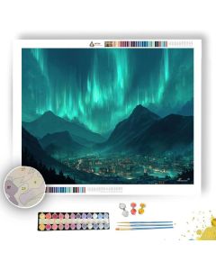 AURORA VALLEY CITY - Paint by Numbers Full Kit