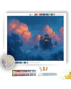 WHISPERING CLOUD CITY - Paint by Numbers Full Kit