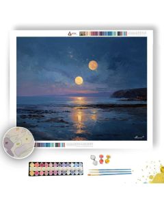 TWO MOONS SHORE - Paint by Numbers Full Kit