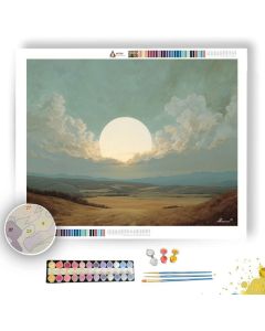 PALE SUN DISK - Paint by Numbers Full Kit
