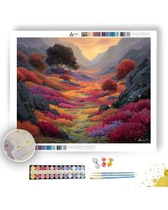 EMBER BLOOM VALLEY - Paint by Numbers Full Kit