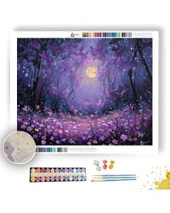 MOON PETAL GROVE - Paint by Numbers Full Kit