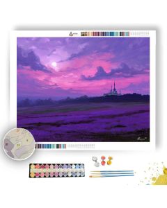 TWILIGHT MEADOW CITY - Paint by Numbers Full Kit