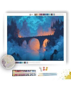 LUMINOUS CROSSING - Paint by Numbers Full Kit