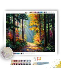 SWISS FOREST PATH - Paint by Numbers Full Kit