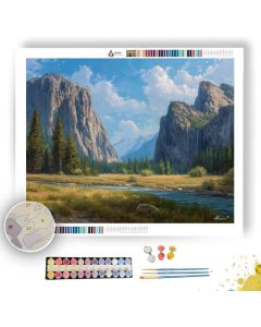 YOSEMITE VALLEY LIGHT - Paint by Numbers Full Kit