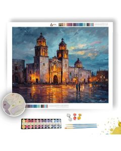 ZAPOPAN BASILICA SKY - Paint by Numbers Full Kit