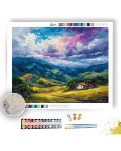 COSTA RICAN HIGHLANDS - Paint by Numbers Full Kit