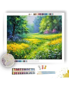DANISH SPRING MEADOW - Paint by Numbers Full Kit