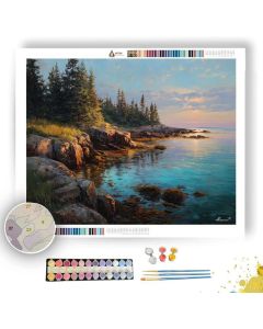 COASTAL MAINE DAWN - Paint by Numbers Full Kit