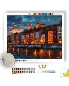 LYON OLD TOWN - Paint by Numbers Full Kit