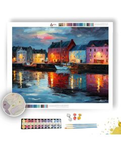 GALWAY HARBOR EVENING - Paint by Numbers Full Kit