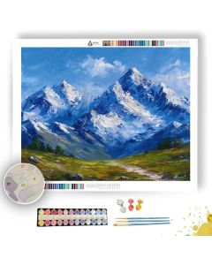 SOUTHERN ALPS PEAKS - Paint by Numbers Full Kit