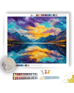 PATAGONIA LAKE MIRROR - Paint by Numbers Full Kit