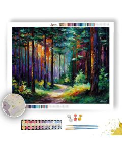 SWEDISH FOREST PATH - Paint by Numbers Full Kit