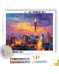 JOHANNESBURG SKYLINE - Paint by Numbers Full Kit