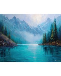 BANFF LAKE MIST