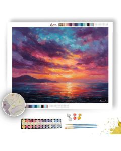 COOK STRAIT HORIZON - Paint by Numbers Full Kit