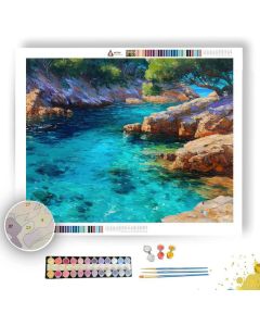 IBIZA QUIET COVE - Paint by Numbers Full Kit
