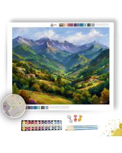 PYRENEES VALLEY LIGHT - Paint by Numbers Full Kit