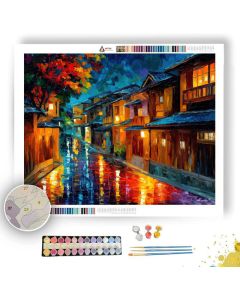 KANAZAWA OLD TOWN - Paint by Numbers Full Kit