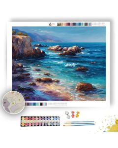 CRETE COAST MORNING - Paint by Numbers Full Kit