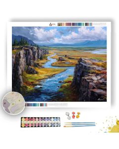 THINGVELLIR RIFT - Paint by Numbers Full Kit
