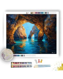 ALGARVE SEA CAVES - Paint by Numbers Full Kit