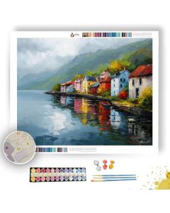 IRISH LAKE SHORE - Paint by Numbers Full Kit