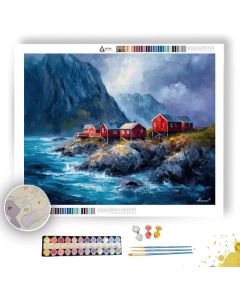 LOFOTEN COAST LIGHT - Paint by Numbers Full Kit